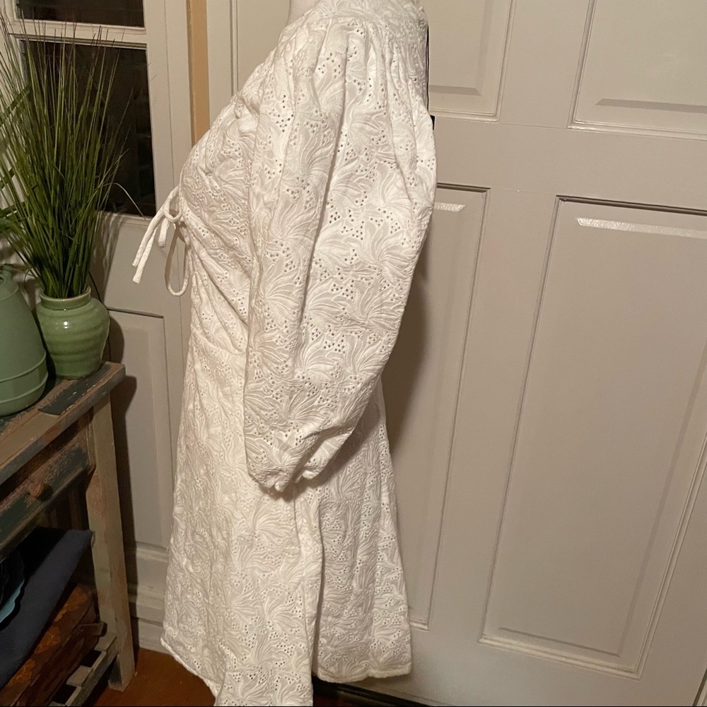 Nicholas White Lace Danni Dress in Featherington Eyelet - Picture 10 of 15